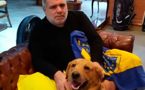 Pierri y su perro comparten pasión.