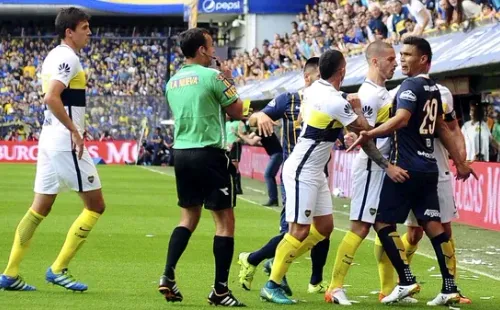 LA ÚLTIMA VEZ. Todo Boca se quiere pelear contra Teófilo Gutiérrez en La Bombonera.