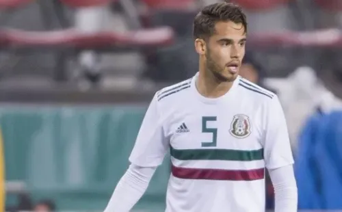 Diego Reyes con la Selección Mexicana.