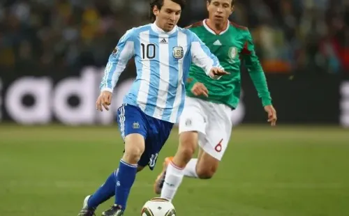 Argentina eliminó a México en 2010 = Eliminado en cuartos de final por Alemania