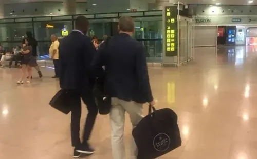 Abidal y Segura