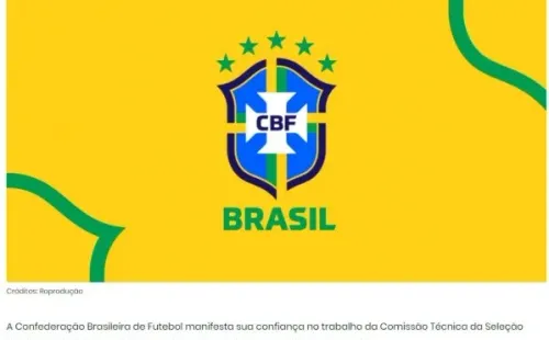 Comunicado de la CBF.