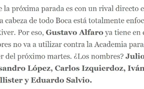 Captura: Diario Olé.