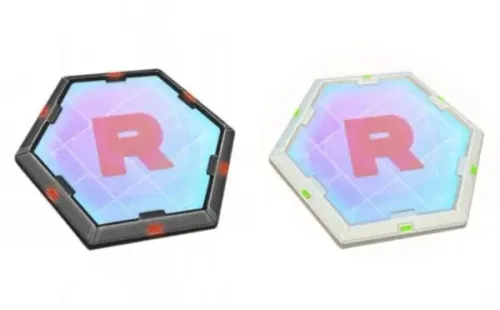 Las insignias del Equipo GO Rocket.