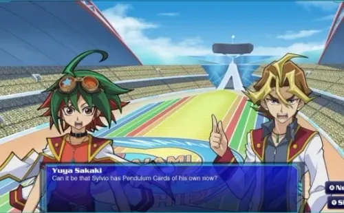 Los personajes de Yu-Gi-Oh! ZEXAL presentes en el juego.