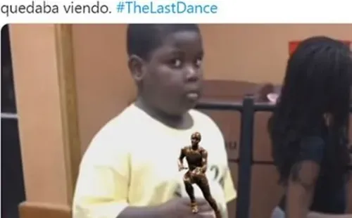 Meme sobre la serie de Jordan: ‘The Last Dance’. Foto: archivo particular.