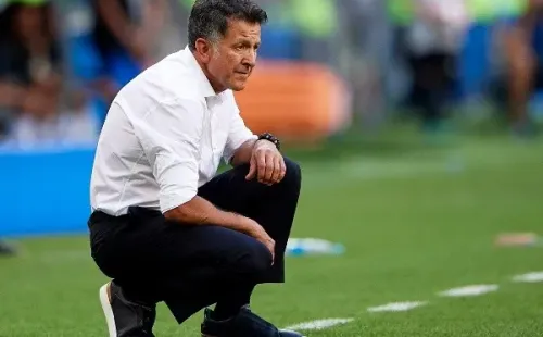 Osorio posa en el duelo ante Brasil por los cuartos de final del Mundial 2018.