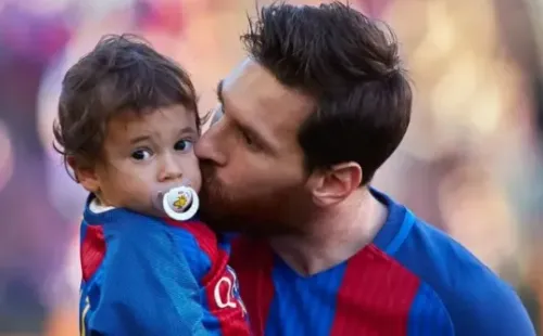 Mateo es el más travieso de los hijos de Messi (Getty Images)