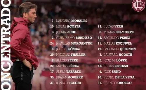 Foto: Twitter oficial de Lanús.