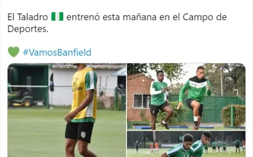 Foto: Twitter oficial de Banfield.