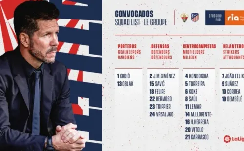 Foto: Twitter oficial de Atlético Madrid.