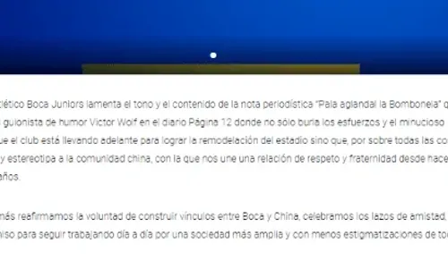 Foto: Boca