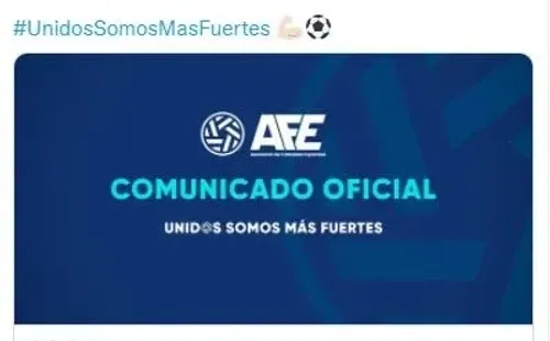 Twitter Oficial AFE (@afefutbol)