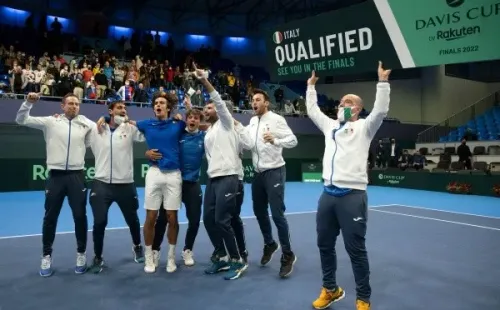 Italia, con un equipo joven. (FOTO: DAVIS CUP)