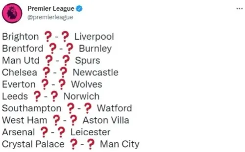 Twitter: Premier League