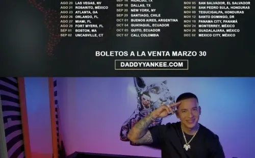 La última gira de Daddy Yankee.