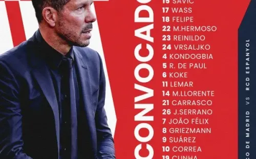 Foto: Twitter oficial de Atlético Madrid.