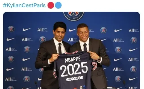 Día del nuevo contrato de Mbappé con PSG.