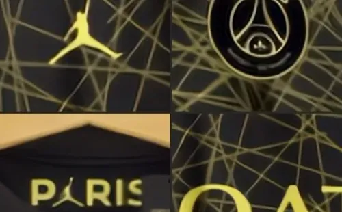 Detalles de la cuarta camiseta de PSG. FootyHeadlines.