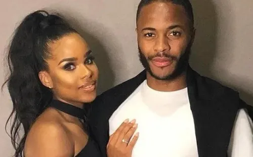 Paige Milian y Raheem Stirling (Instagram y Getty Images)