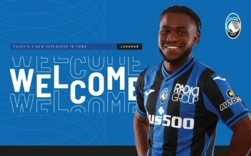 Anuncio de fichaje de Lookman. Twitter Atalanta.