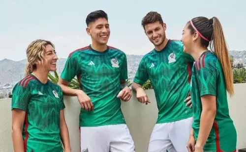 Camiseta titular de México para Qatar 2022 (Fuente: Adidas México Oficial)