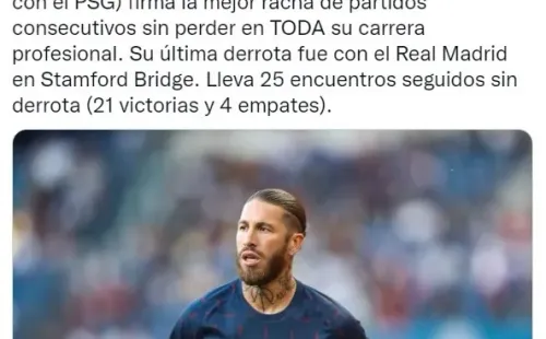 Sergio Ramos. Twitter.