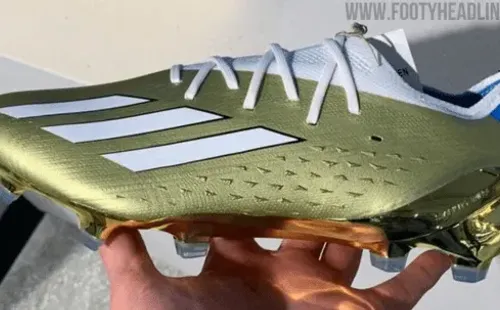 Los botines Hype Legend de Adidas que usará Lionel Messi en Qatar 2022 (Foto: Web Footy Headlines)