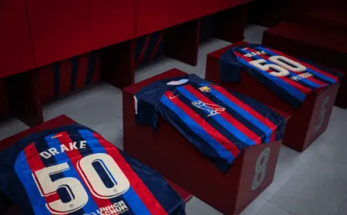 El número 50 responde a las 50 millones de reproducciones que consiguió Drake en Spotify (Foto: Web FC Barcelona)