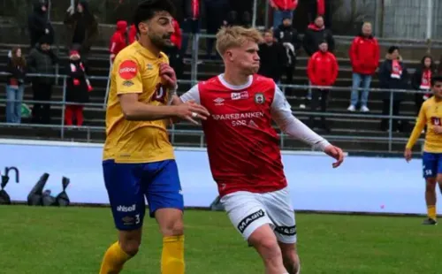 El primo de Erling Haaland pasó por Bryne y ahora juega en Molde de Noruega (Foto: Instagram Erling Braut Haaland)