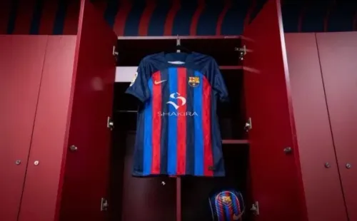 El posible diseño de la camiseta de Barcelona con el logo de Shakira