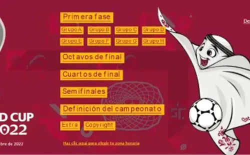 El índice del prode del Mundial de Qatar 2022 en formato Excel (Foto: Clases Excel)