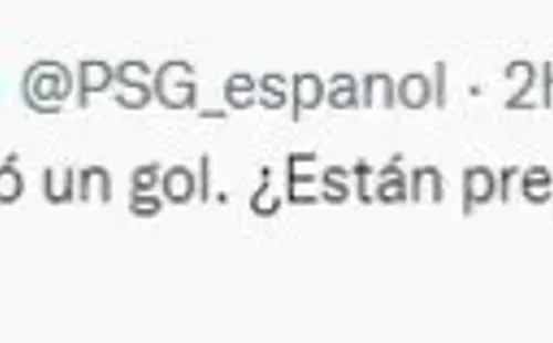 Twitter: PSG en español