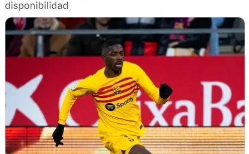 Parte médico del FC Barcelona sobre Ousmane Dembélé