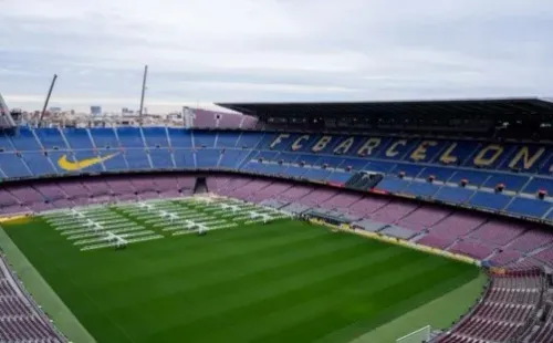 Así se encuentra el Camp Nou.