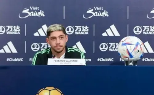 Federico Valverde en la conferencia de prensa previa al Real Madrid vs. Al Ahly