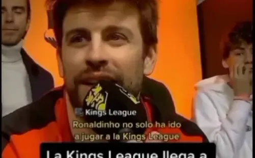 Gerard Piqué anunció que Ronaldinho se sumará a la Kings League.