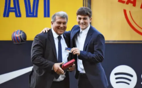 Gavi, de todos modos, podría seguir jugando en lo que resta de LaLiga. Getty Images