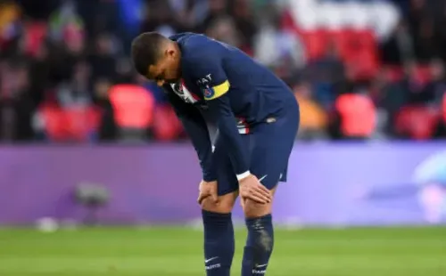 Kylian Mbappé en el PSG vs. Rennes