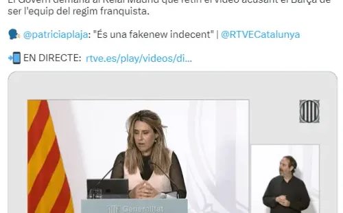 Las palabras de Patrícia Plaja respecto a la publicación del Real Madrid.