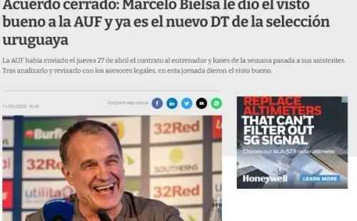 Bielsa en información de Ovación. Getty.