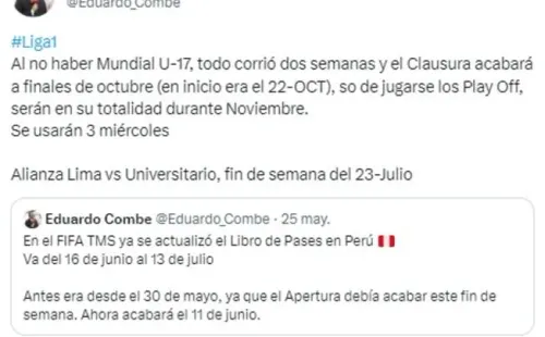 Fecha del clásico entre Alianza Lima vs. Universitario   