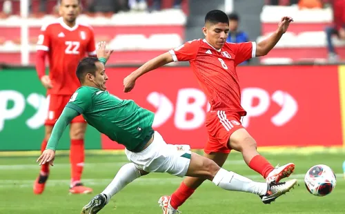 Perú jugando ante Bolivia en La Paz. (Foto: Selección Peruana Prensa)