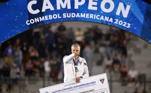 En la temporada 2023, Esteban Paz ganó la Copa Sudamericana y la LigaPro con Liga de Quito. (Foto: Imago)