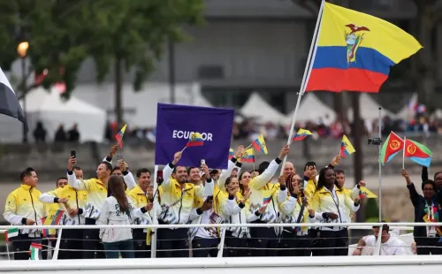 La delegación ecuatoriana consta de 40 deportistas. (Foto: @juegosolimpicos)