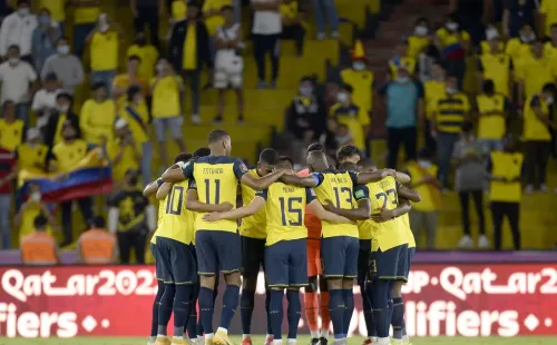 Ecuador haciendo de local cotra Bolivia en 2021. (Foto: GettyImages)