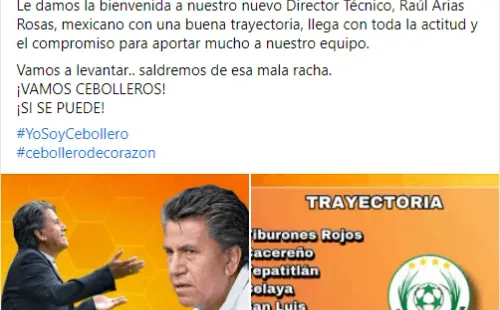 El comunicado oficial (Facebook).