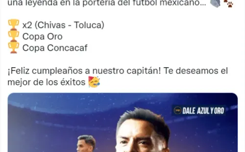 ¡Feliz cumpleaños, Alfredo! (Twitter).