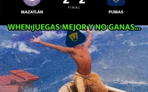 Mazatlán 2-2 Pumas memes