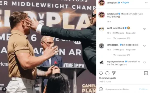 La publicación polémica en Instagram.